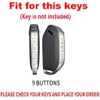 TECART Key Cover with Keychain Keyless Entry Remote Control Key