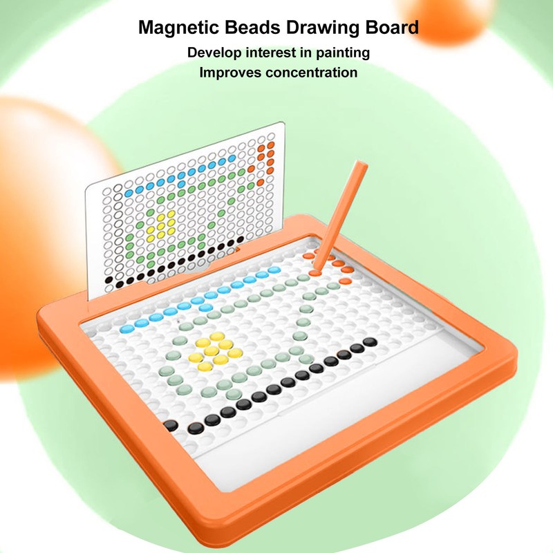 Magnetic Drawing Board for Toddlers Colorful Educational Doodle Board with