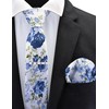 GUSLESON Fashion - Juego de corbata de algodón con estampado