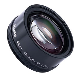 KASE MC Close up +2 Add On Macro Lens 49mm w 62mm & 67mm Step Down Adapters