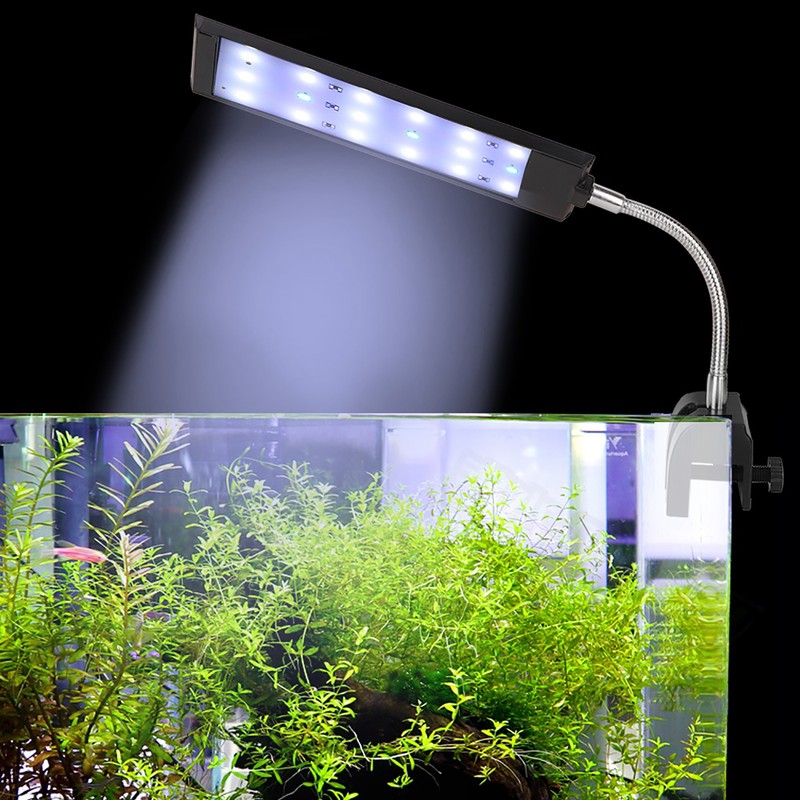 Aquarium Fish Tank Led Light for Water Plants Lamp Clip