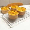 Set of 2 Cooling Racks with Folding Legs，for Cooking, Roasting,
