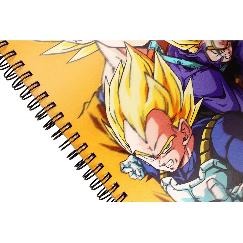 Redstring 3D Dragon Ball Z Saiyans Notebook, Multi-Coloured (RS531135)