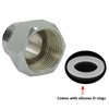 1/2" x 7/8" Male-Female Pipe Adapter 15/16" Connector Splitter –