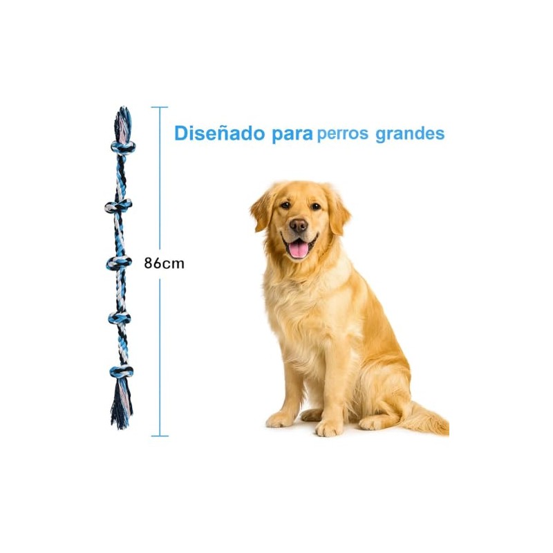 PUBAMALL Cuerdas de Juguete para Perros, Cuerda para Masticar Perros
