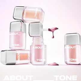 ABOUT TONE Skin Layer Fit blusher 5g*2colors, Color1#$%Color2:W04 Soft Salmon-W03 Posy Peach