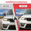 Jimen Fit for Jeep Grand Cherokee 2021-2024, 2PCS Side Door