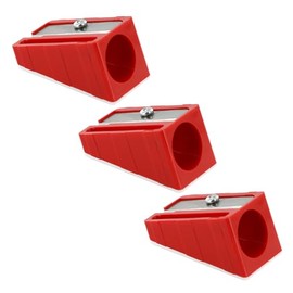 KUM AZ105.01.16-R - Pencil Sharpener up to 17 mm Pens, Red, Special Sharpener 100-70, Multipack, Sharpener for Thick Pencils