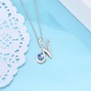 WINNICACA Initial Necklaces for Women Sterling Silver Letter Pendant Necklaces
