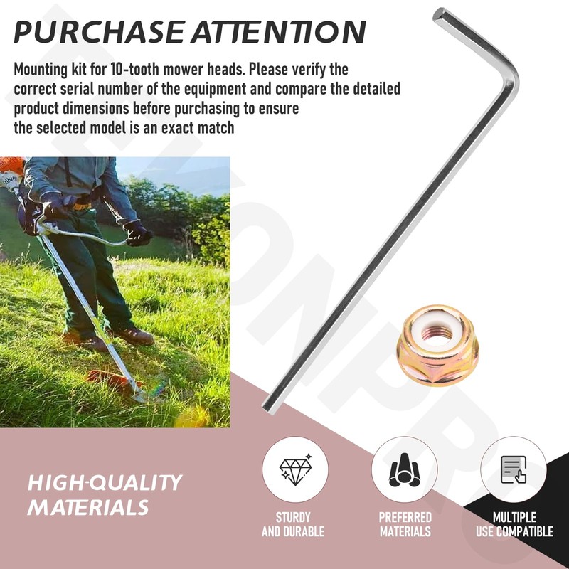 Blade Adapter Kit for Husqvarna String Trimmer 128R 223L 223R