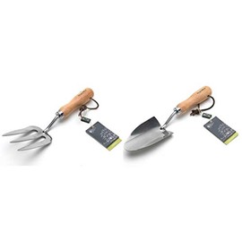 Wolvercroft Garden Centre Burgon & Ball RHS Stainless Steel Hand Fork and Hand Trowel