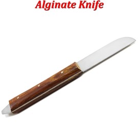 MEDSPO Professional Dental Carvers | Cement Spatula Stock Knife | Single Double End | Sculpting Wax Modeling Mixing | Lab Tools (Alginate Spatula Knife)