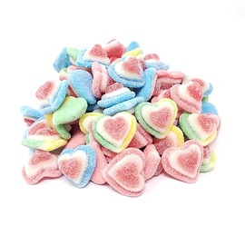 Candy Retailer Gummy Assorted Hearts Candy 1 Lb