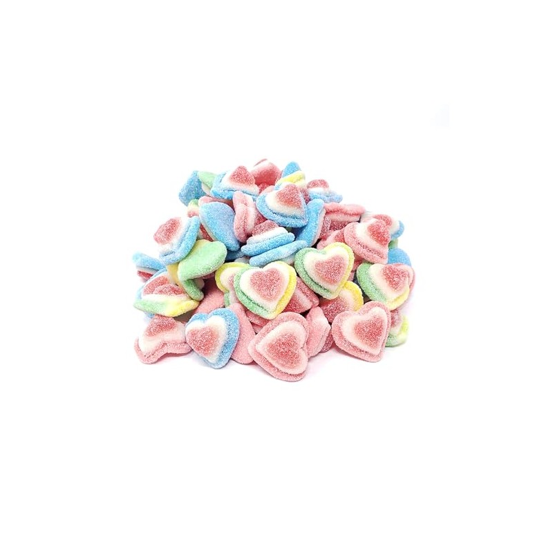 Candy Retailer Gummy Assorted Hearts Candy 1 Lb
