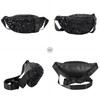 Women Sparkly Sequin Fanny Packs Glitter Waist Bag with Adjustable
