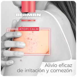 DERMAN Cuidados Intensivos Atopi Calm, Emulsión Corporal Dermatológica 400 mL para Piel Atópica, Sensibilidad e Irritación, Crema Corporal Hidratante 