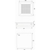 Gedotec Cable passage desk cable guide EXIT square with brush