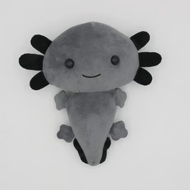 ZCPACE Kawaii Axolotl Plush Toy Soft Gray Axolotl Stuffed Animal Plushie 7.9Inch (Gray)