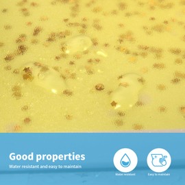 Art3d 4-Pack Liquid Sensory Floor Tiles, Colorful Liquid Fusion Senroy Dance Play Mat for Kids Toddler, 11.8"x11.8" Sea World