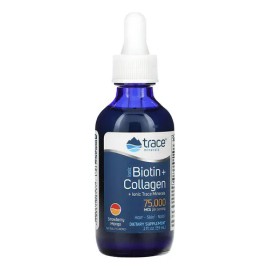Colgeno Lquido Trace Minerals con Biotina Sabor FresaMango 59ml Vegano                                                                                