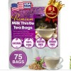 Maani Essence Organic Milk Thistle Tea Bags, 40 Teabags, 3g/Bag