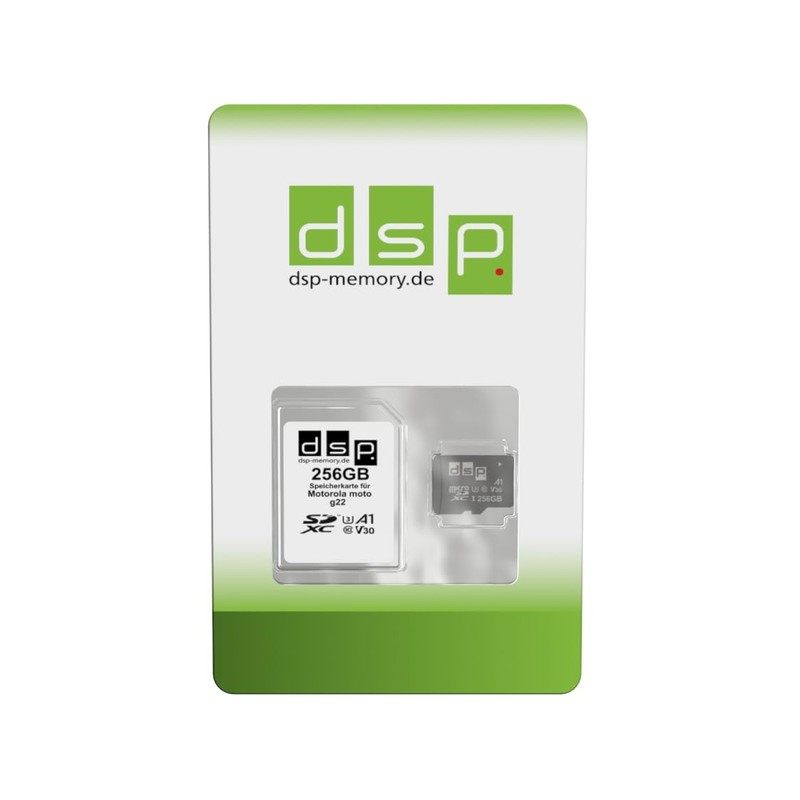 256 GB Memory Card for Motorola Moto g22 (A1, V30,