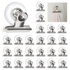 AccEncyc Suction Cup Clips for Windows 24Pcs Suction Clips Clear