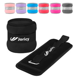 Ankle Weights, Wrist Leg Arm Weights for Women Men Kids with Adjustable Straps, Strength Training Weighted for Yoga, Jogging, Running, Walking, Fitness, Physical Therapy - 2LBS Pair (1 LB Each Weight)