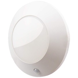 BIGLIGHT Wireless Battery Operated Motion Sensor LED Ceiling Light, Motion Light for Shower Hallway Pantry Stairway Closet Entrance Corridor Bathroom Shed, 250 Lumens, 5 Inch, Warm White