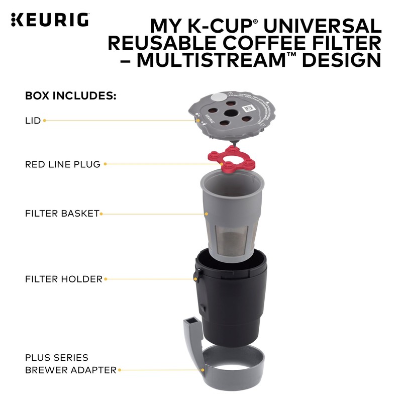 Keurig My K-Cup Reusable Filter MultiStream Technology - Gray (Packaging
