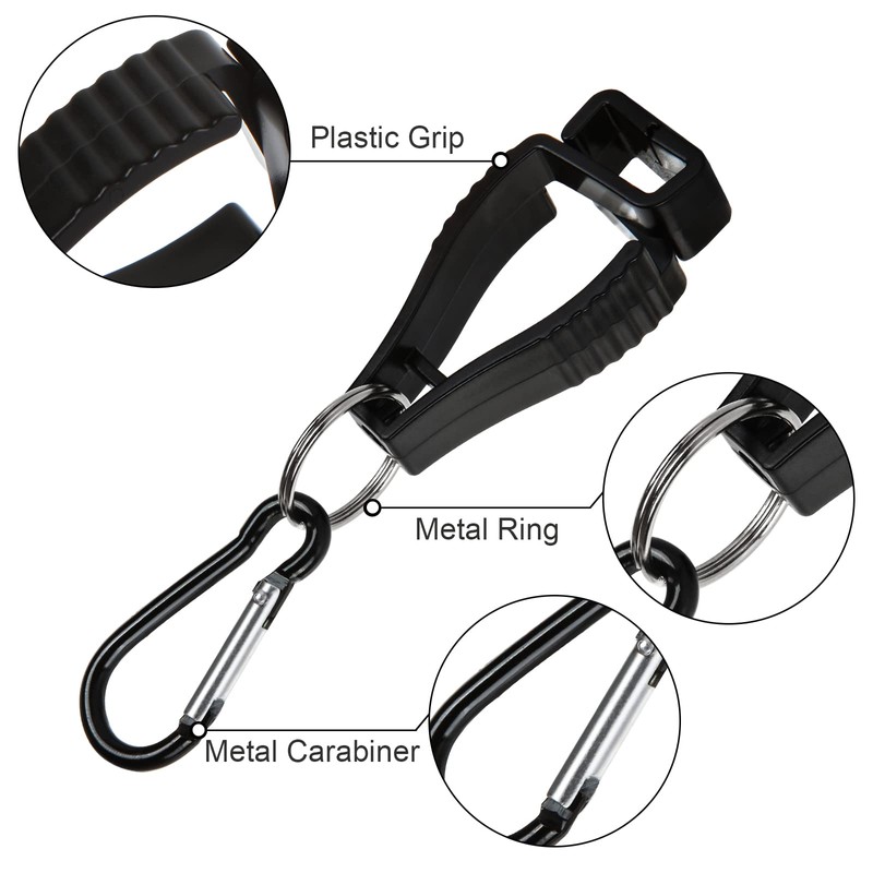 FVIEXE 20PCS Glove Clips for Work, Glove Holder Clip Work