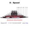 LANXUANR 8 Speed Mountain Bicycle Cassette Fit for MTB Bike,