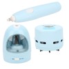 Pencil Sharpene Electric Blue Small Portable Stationery Set for Clean