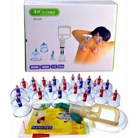 Kangzhu 24-Cup Biomagnetic Chinese Cupping Therapy Set