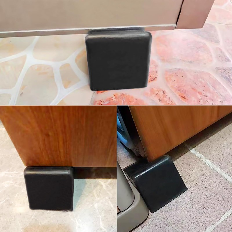 Heavy Rubber Duty Door Stopper Holder,6cm Big High Stop Wedge