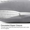 sourcing map Soft Brushed Microfiber Body Pillow Cover with Zipper