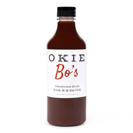 Okie Bo's Original Oklahoma Style BBQ Sauce - Perfect Condiment for Pork, Ribs, Brisket, Salmon, Chicken and Much More