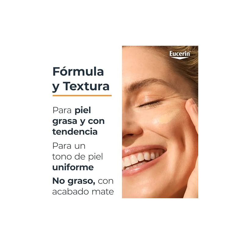 Eucerin Eucerin Sun Oil Control Fps 50+ Tono Claro 50Ml