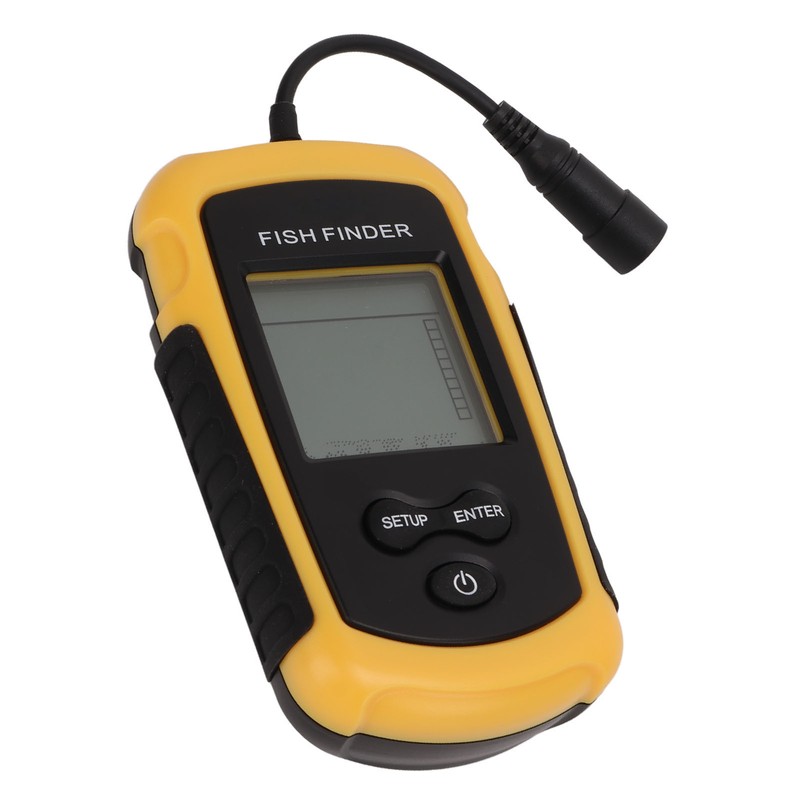 Wired Fish Finder ABS Portable Sonar Intelligent Underwater Fishfinder with