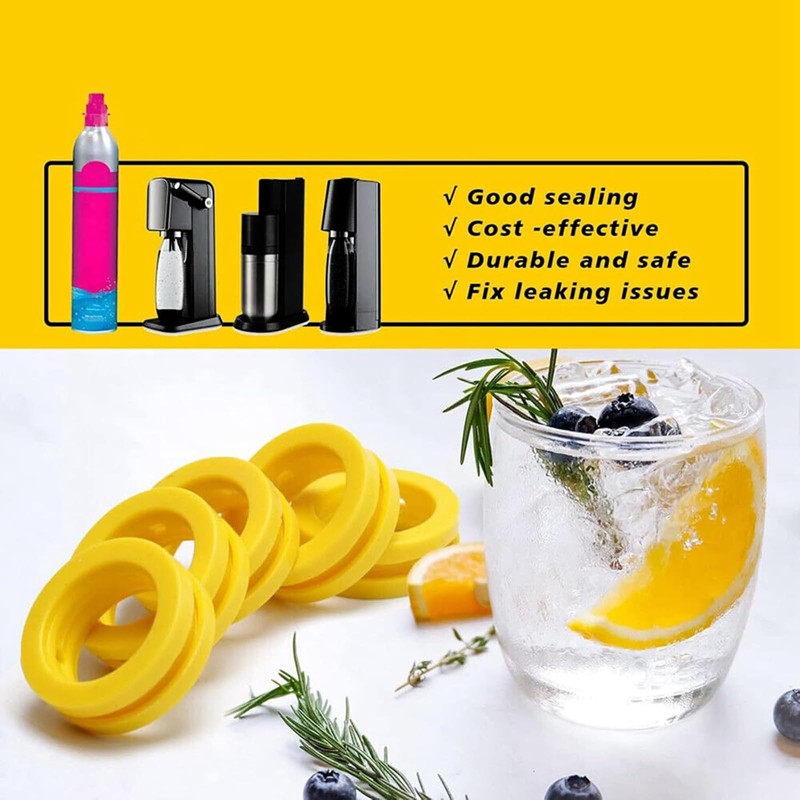 Sodastream Seal, Sealing Rings Compatible Adapter Water Carbonator for Seal