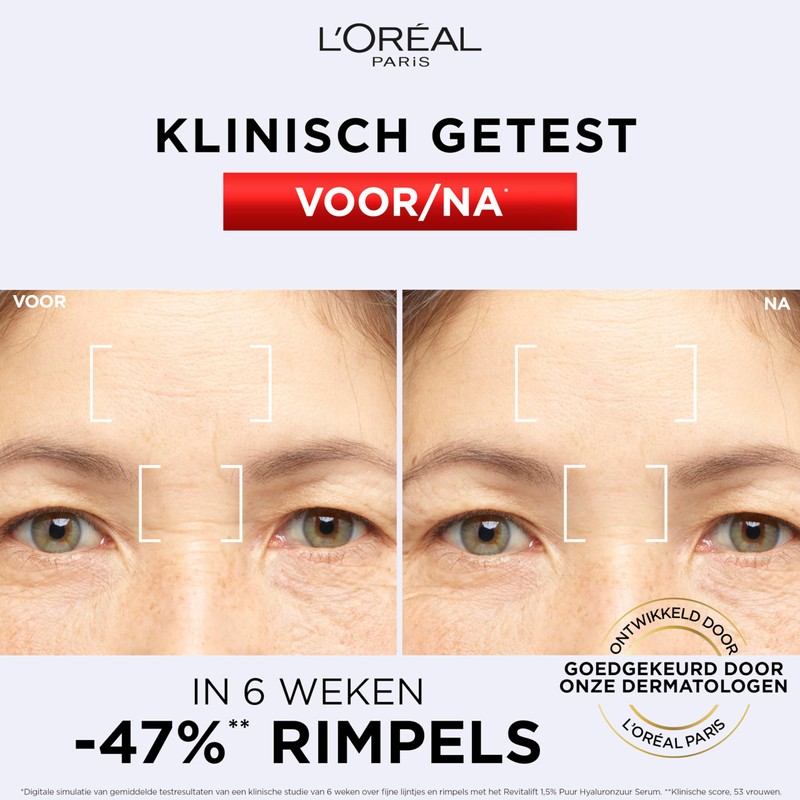L'Oréal Paris - Revitalift Filler 1,5% Hyaluronsäure Serum - Hydratation