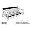 Futon Grip Strips pack of two