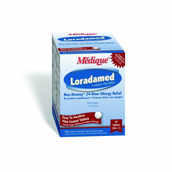 Medique 20350 Loradamed, 50 Tablets, 10mg