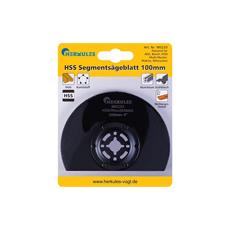 HERKULES M5220 HSS Segment Saw Blade Offset M2 by For