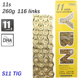DJC Bike Chain 11 Speed for Road Bike MTB Mountain with Quick Link YBN for Shimano Sram System and KMC