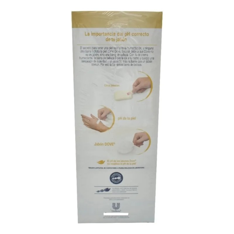 Jabón Corporal Dove Barra Crema Humectante Pzs Full