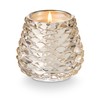 Illume Winter White Glass Pinecone Candle