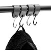 Brute Strength - Leather S Hooks for hanging - Grey