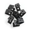 40 Packs Black Matt PVC Floor Vinyl Welding Grooving U