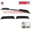 SDZ 2 Pcs L+R Decklid Wing Gurney Flap Wickerbill For